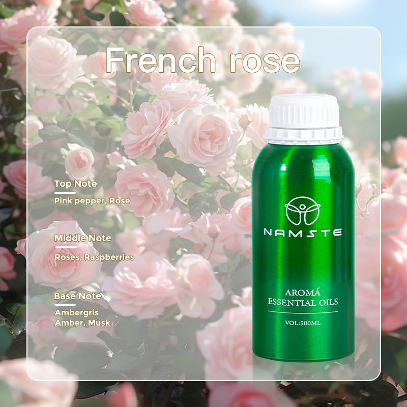 Namste Floral & Fruity Collection Series 500ml Essential Oil - Uplifting Floral & Refreshing Fruit Scents for Home and Office