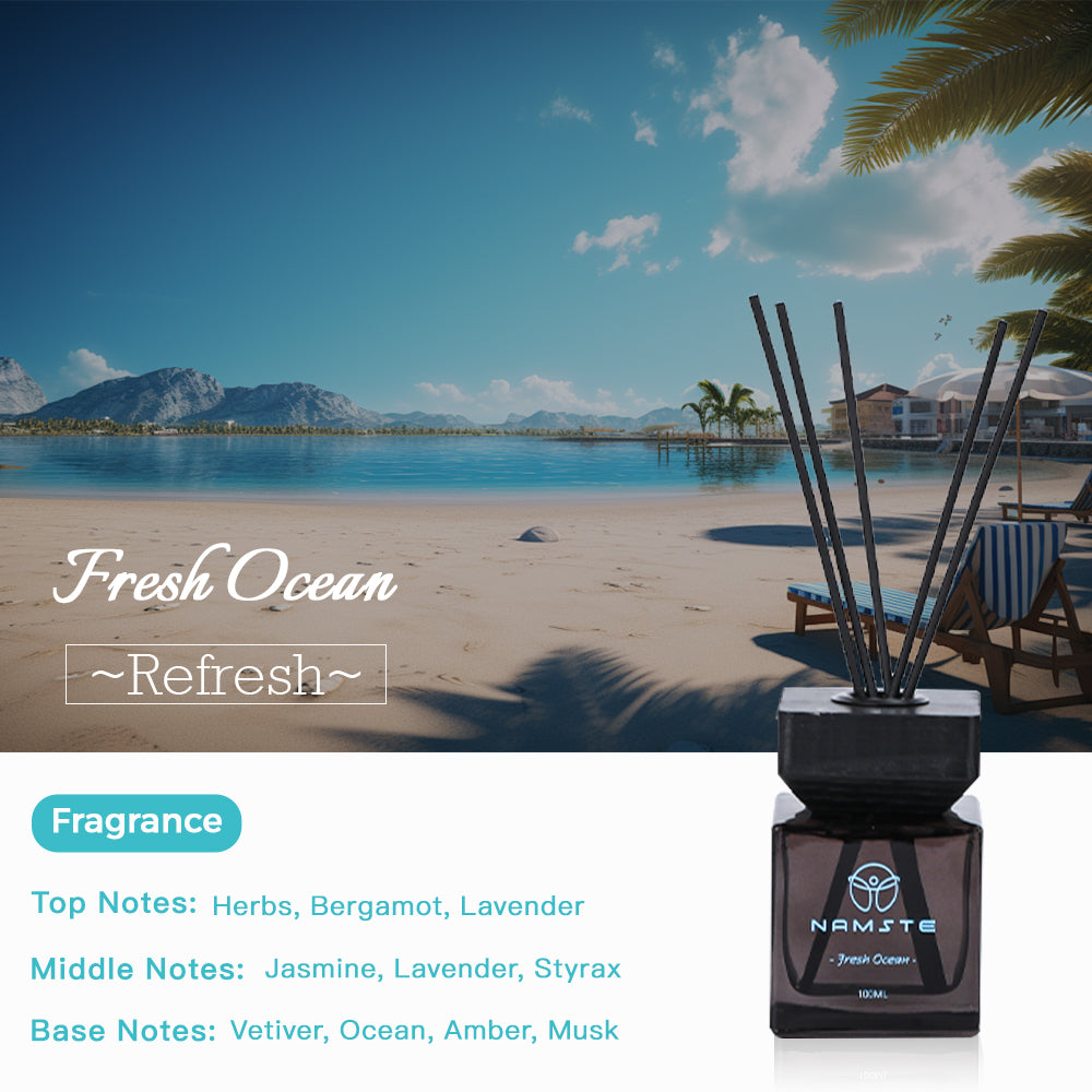 100ML Reed Diffuser – Fireless Aromatherapy, Natural Scent for Home & Hotel