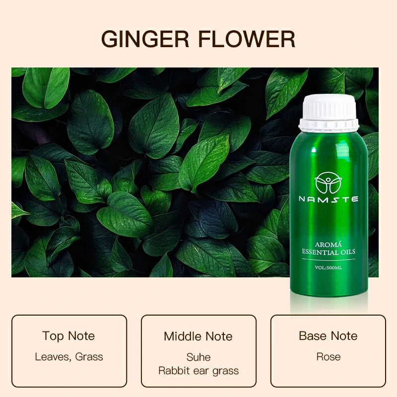 Namste Floral & Fruity 500ml Essential Oils - Fresh Floral & Sweet Fruit Scents for Home & Office