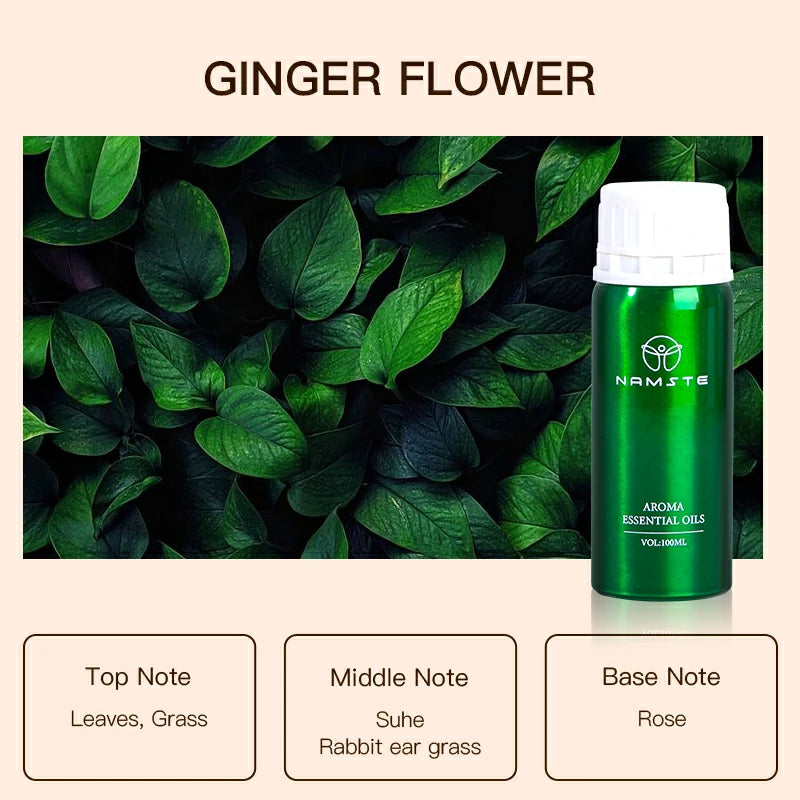 Namste Floral & Fruity 100ml Essential Oils - Fresh Floral & Sweet Fruit Scents for Home & Office