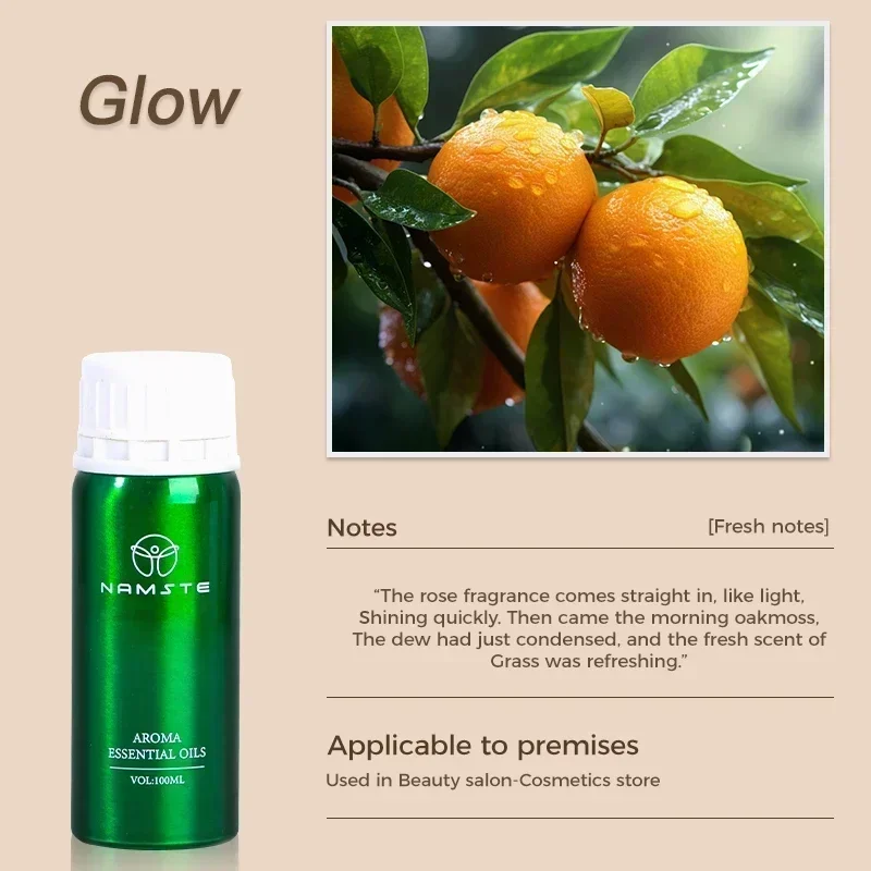 100ML All-Natural Essential Oil – Electric Aroma Diffuser & Air Freshener for Hotel & Commercial Use