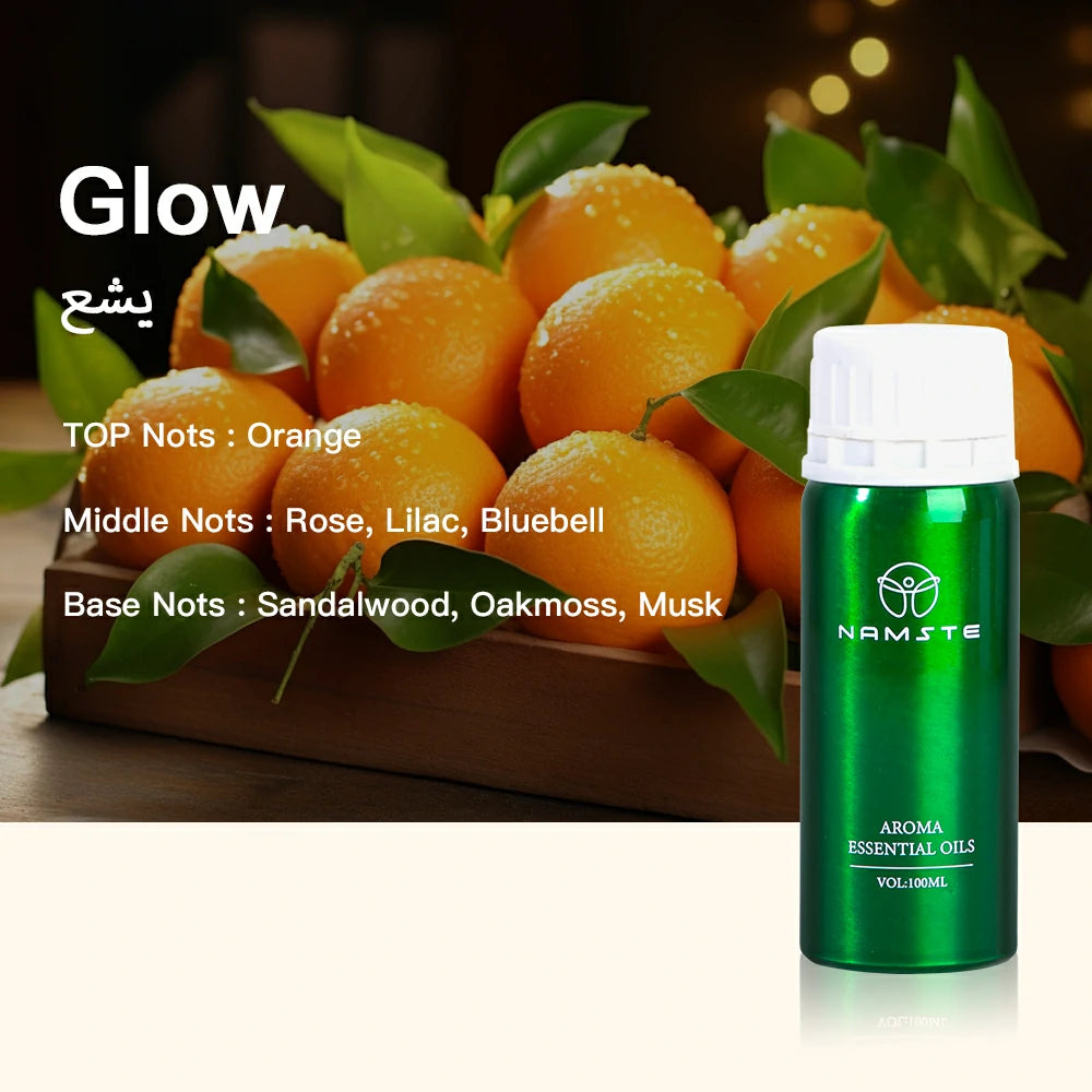 Namste Floral & Fruity 100ml Essential Oils - Fresh Floral & Sweet Fruit Scents for Home & Office