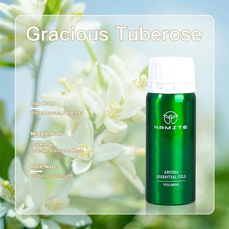 Namste Perfume Essential Oils 100ml Series - Create a Relaxing, Luxurious Ambience for Your Space
