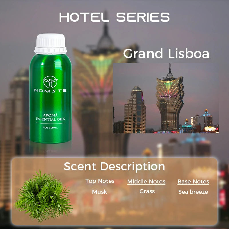 Namste Hotel Series Essential Oils 500ml - Premium Scents for Hotels, Spas & Luxury Spaces