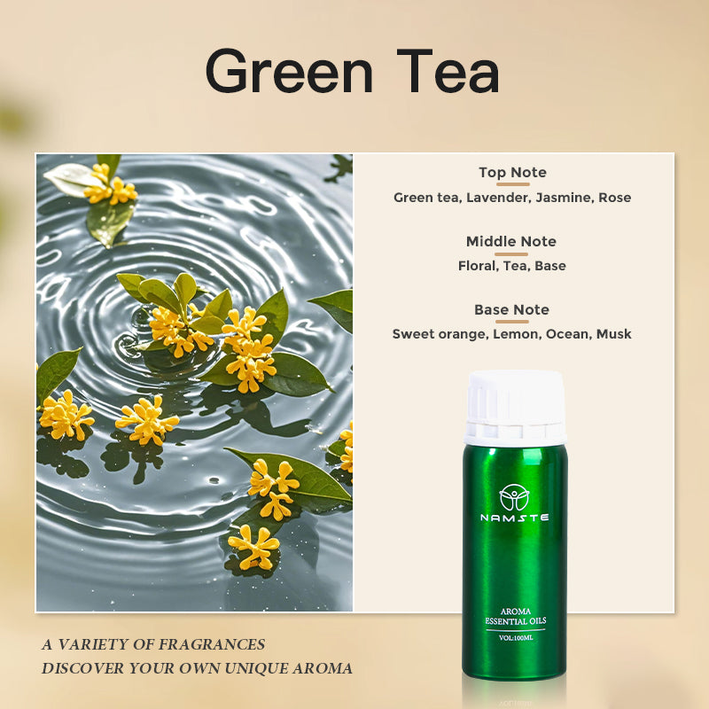 Namste Floral & Fruity Collection Series 100ml Essential Oil - Uplifting Floral & Refreshing Fruit Scents for Home and Office