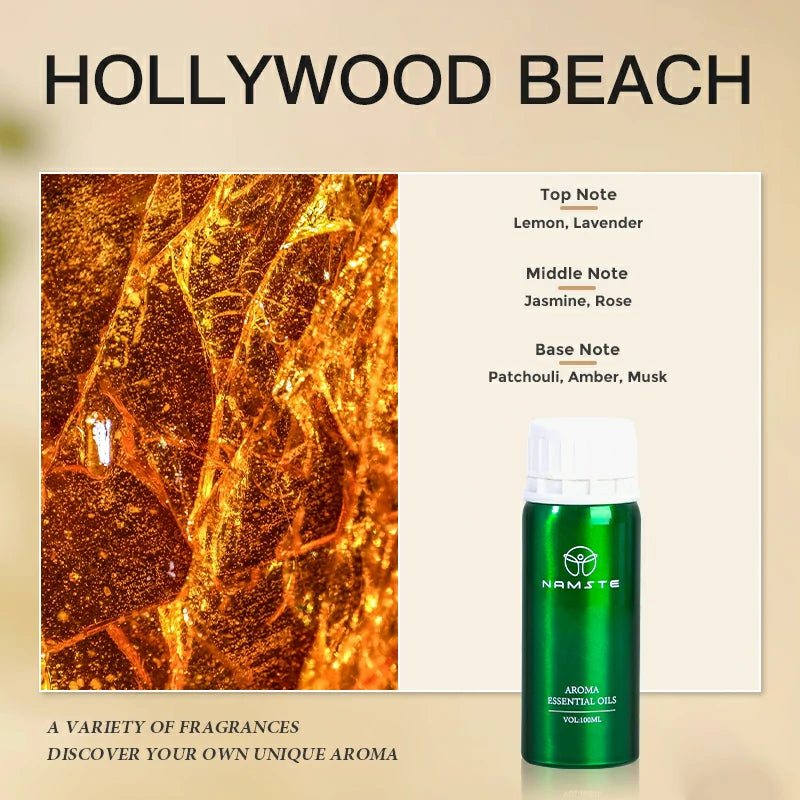 Namste Perfume Essential Oils 100ml Series - Luxurious Fragrances for Diffusers, Ideal for Home & Office Spaces