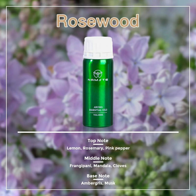 Namste Wooden Scent Series 100ml Essential Oil - Rich, Calming Wood Aromas for Diffusers