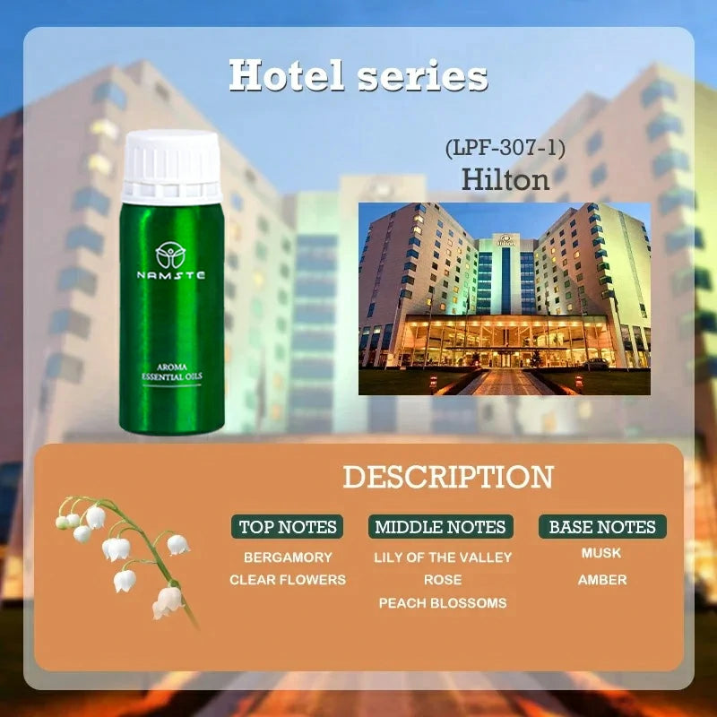 Namste Hotel Series Essential Oils 100ml - Premium Scents for Hotels, Spas & Luxury Spaces