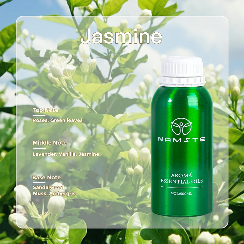 Namste Floral & Fruity Collection Series 500ml Essential Oil - Uplifting Floral & Refreshing Fruit Scents for Home and Office