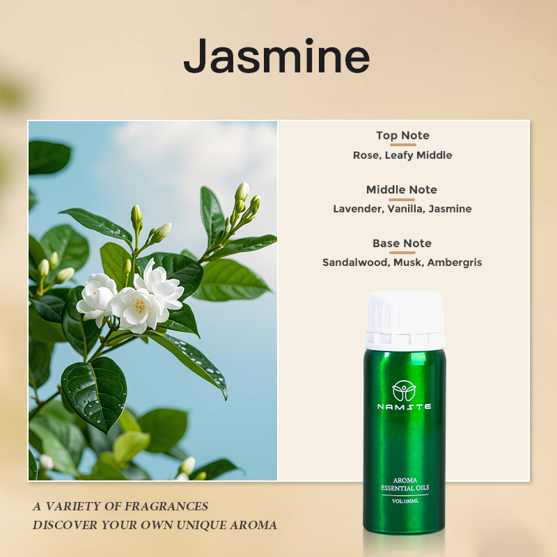 Namste Floral & Fruity Collection Series 100ml Essential Oil - Uplifting Floral & Refreshing Fruit Scents for Home and Office