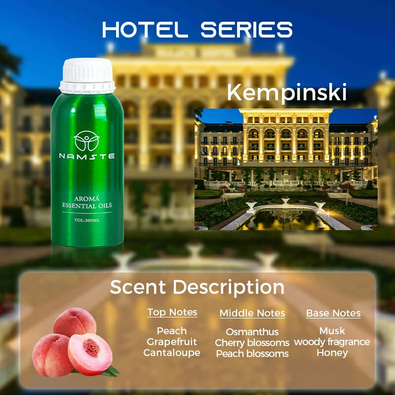 Namste Hotel Series Essential Oils 500ml - Premium Scents for Hotels, Spas & Luxury Spaces