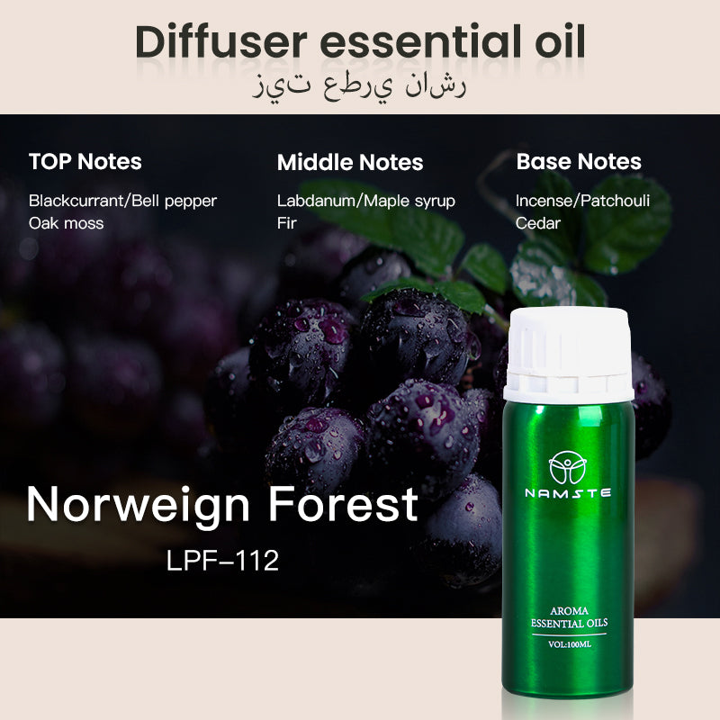 Namste Floral & Fruity Collection Series 100ml Essential Oil - Uplifting Floral & Refreshing Fruit Scents for Home and Office
