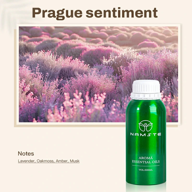 Namste Perfume Essential Oils 500ml Series - Luxurious Fragrances for Diffusers, Ideal for Home & Office Spaces