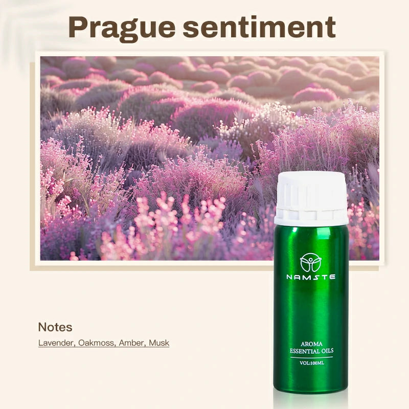 Namste Perfume Essential Oils 100ml Series - Luxurious Fragrances for Diffusers, Ideal for Home & Office Spaces