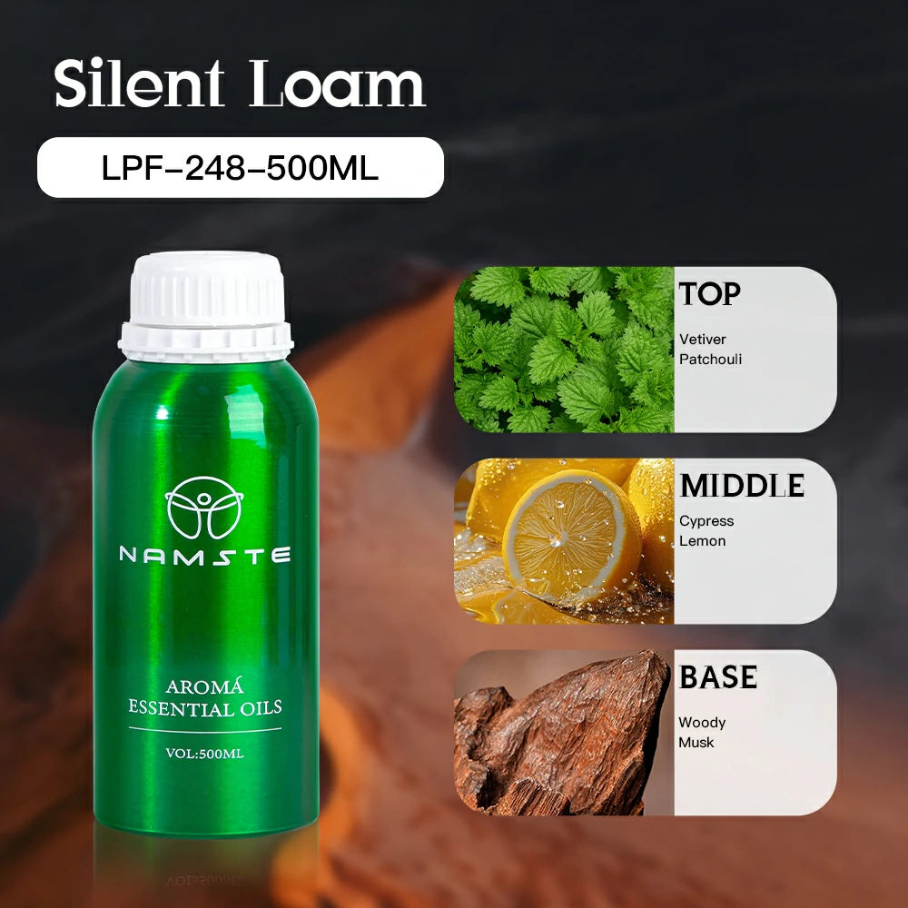 Namste Perfume Essential Oils 500ml Series - Luxurious Fragrances for Diffusers, Ideal for Home & Office Spaces