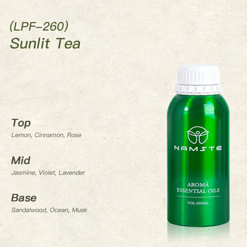 Namste Perfume Essential Oils 500ml Series - Luxurious Fragrances for Diffusers, Ideal for Home & Office Spaces