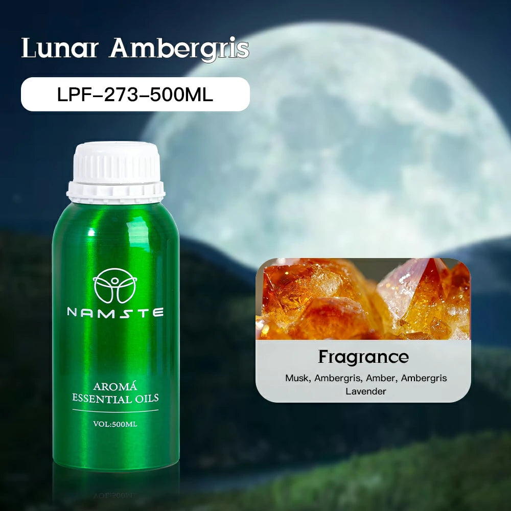 Namste Perfume Essential Oils 500ml Series - Luxurious Fragrances for Diffusers, Ideal for Home & Office Spaces