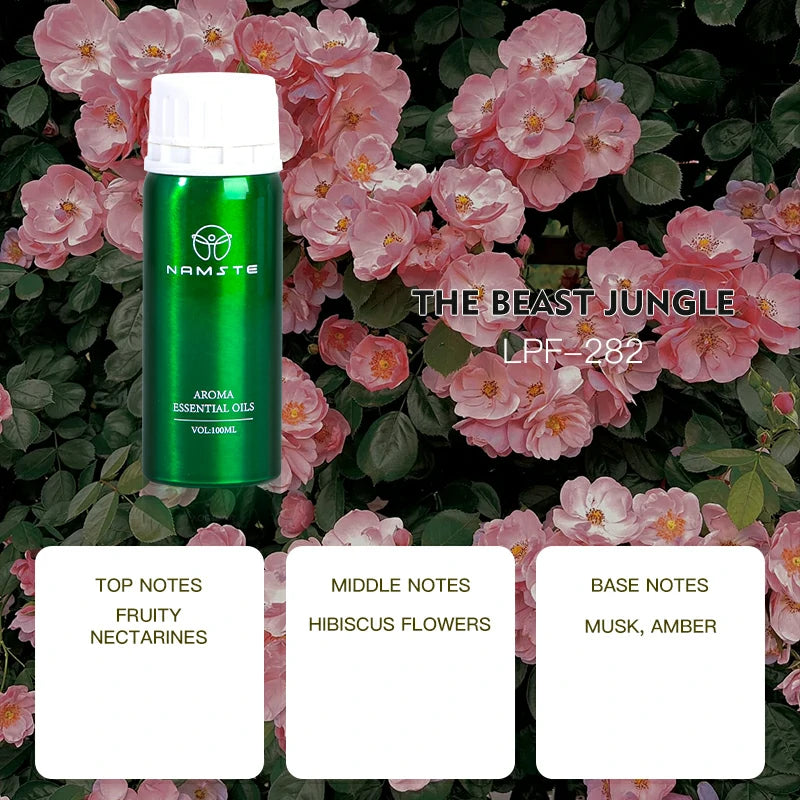 Namste Perfume Essential Oils 100ml Series - Luxurious Fragrances for Diffusers, Ideal for Home & Office Spaces