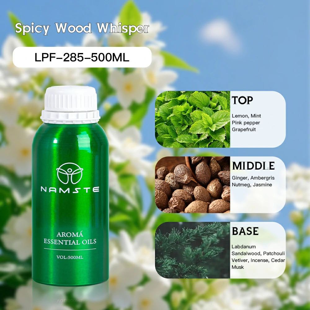 Namste Perfume Essential Oils 500ml Series - Create a Relaxing, Luxurious Ambience for Your Space