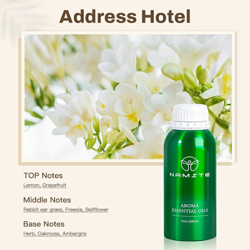 Namste Hotel Series Essential Oils 500ml - Premium Scents for Hotels, Spas & Luxury Spaces