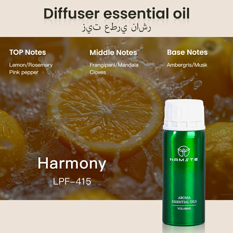 Namste Wooden Scent Series 100ml Essential Oil - Rich, Calming Wood Aromas for Diffusers