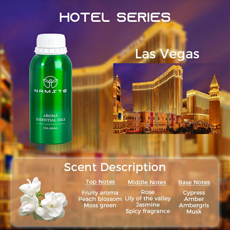 Namste Hotel Series Essential Oils 500ml - Premium Scents for Hotels, Spas & Luxury Spaces