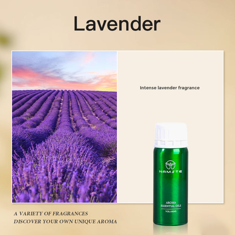 Namste Floral & Fruity Collection Series 100ml Essential Oil - Uplifting Floral & Refreshing Fruit Scents for Home and Office