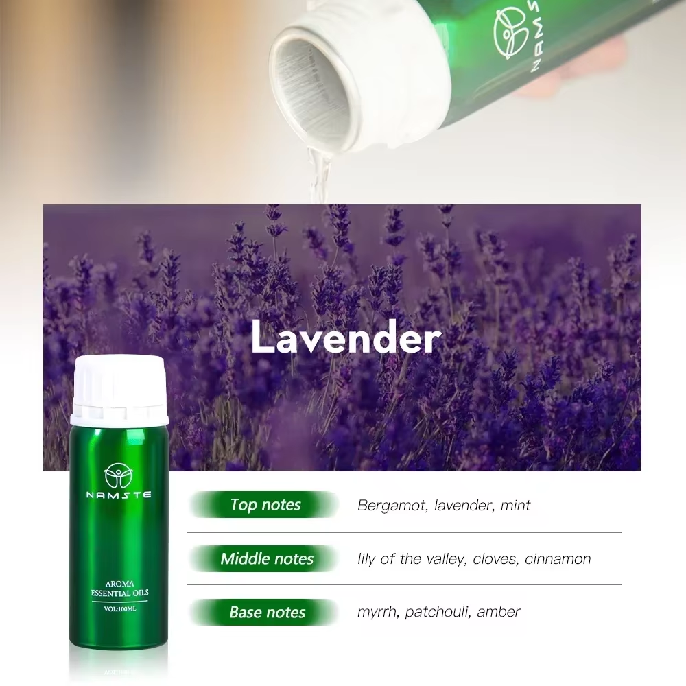 NAMSTE 100ML Perfume Essential Oil Pure Plant Aroma Diffuser Air Freshener Air Purifier For Home Hotel