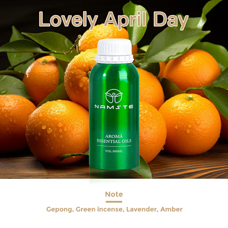 Namste Perfume Essential Oils 500ml Series - Luxurious Fragrances for Diffusers, Ideal for Home & Office Spaces