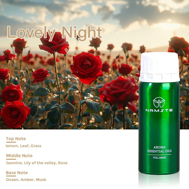 Namste Perfume Essential Oils 100ml Series - Create a Relaxing, Luxurious Ambience for Your Space