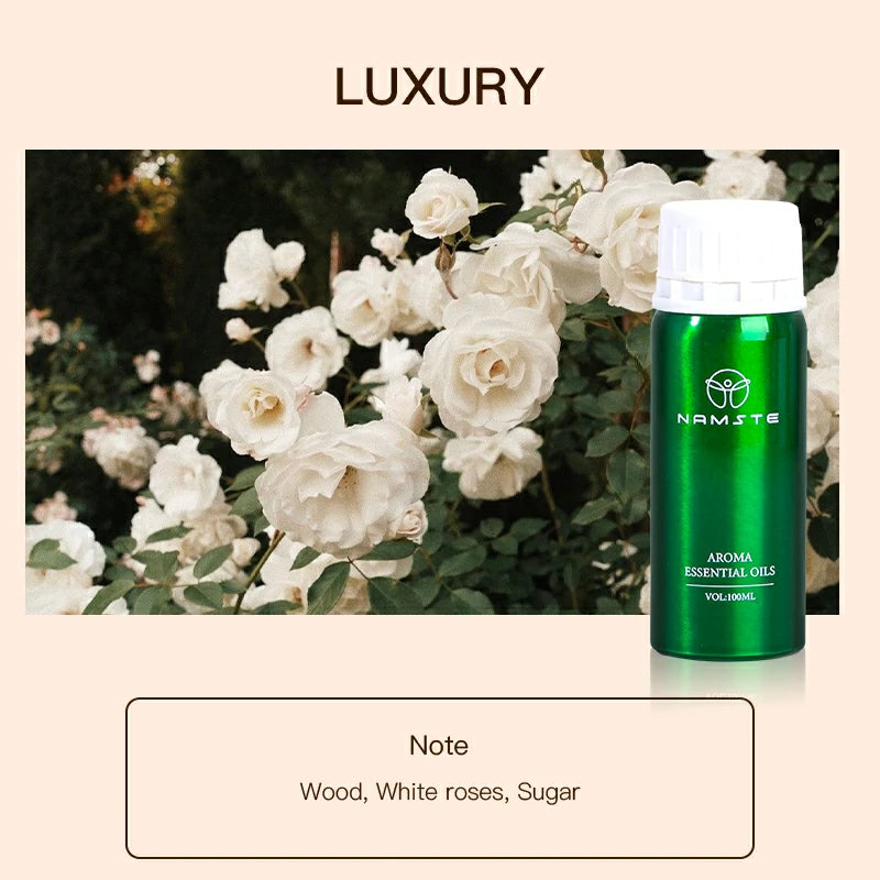 Namste Perfume Essential Oils 100ml Series - Create a Relaxing, Luxurious Ambience for Your Space