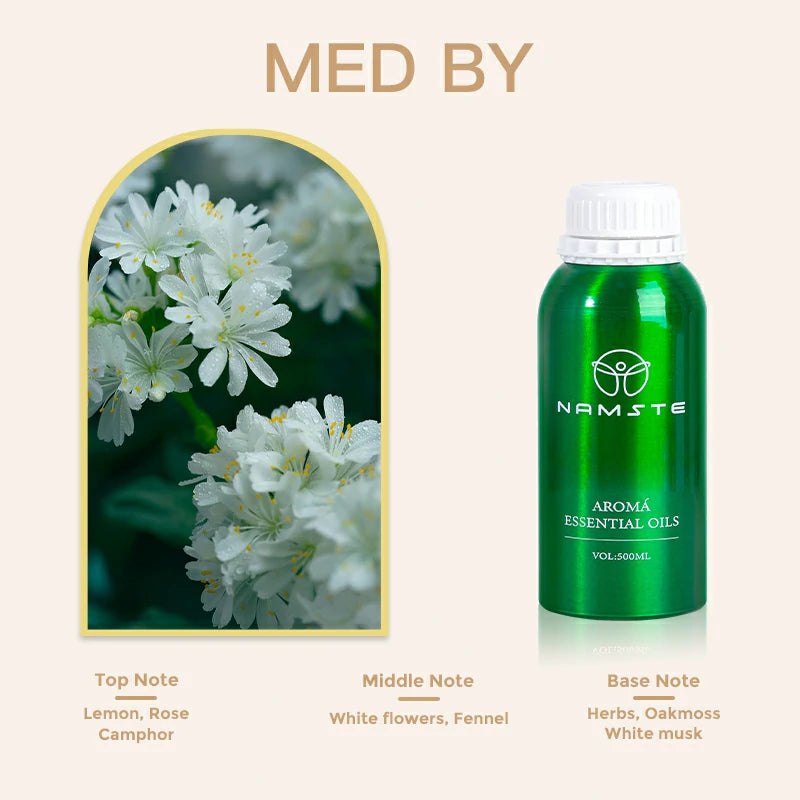 Namste Perfume Essential Oils 500ml Series - Create a Relaxing, Luxurious Ambience for Your Space