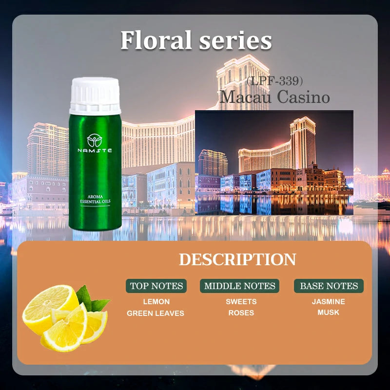 Namste Hotel Series Essential Oils 100ml - Premium Scents for Hotels, Spas & Luxury Spaces