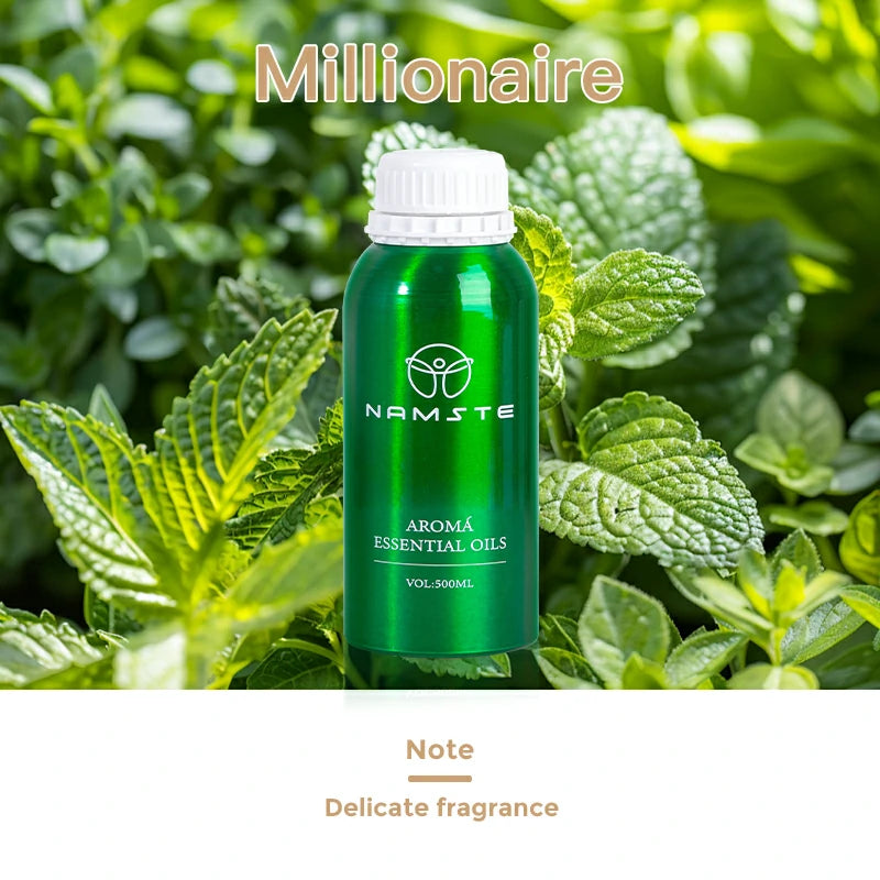 Namste Perfume Essential Oils 500ml Series - Luxurious Fragrances for Diffusers, Ideal for Home & Office Spaces