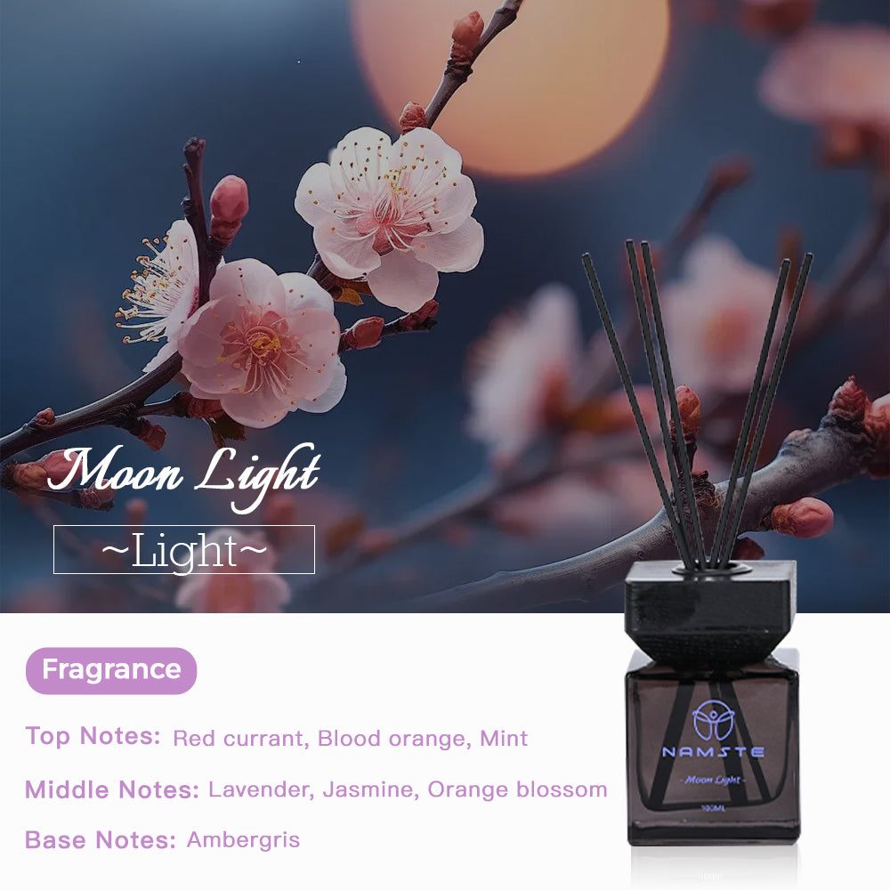 100ML Reed Diffuser – Fireless Aromatherapy, Natural Scent for Home & Hotel