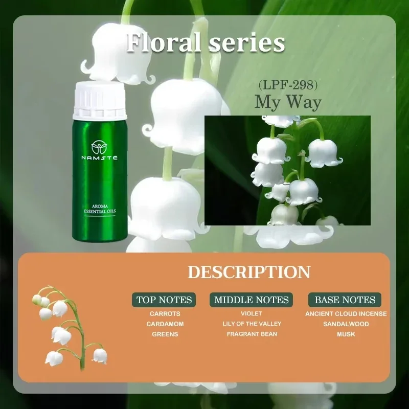 NAMSTE 100ML Perfume Essential Oil Pure Plant Aroma Diffuser Air Freshener Air Purifier For Home Hotel