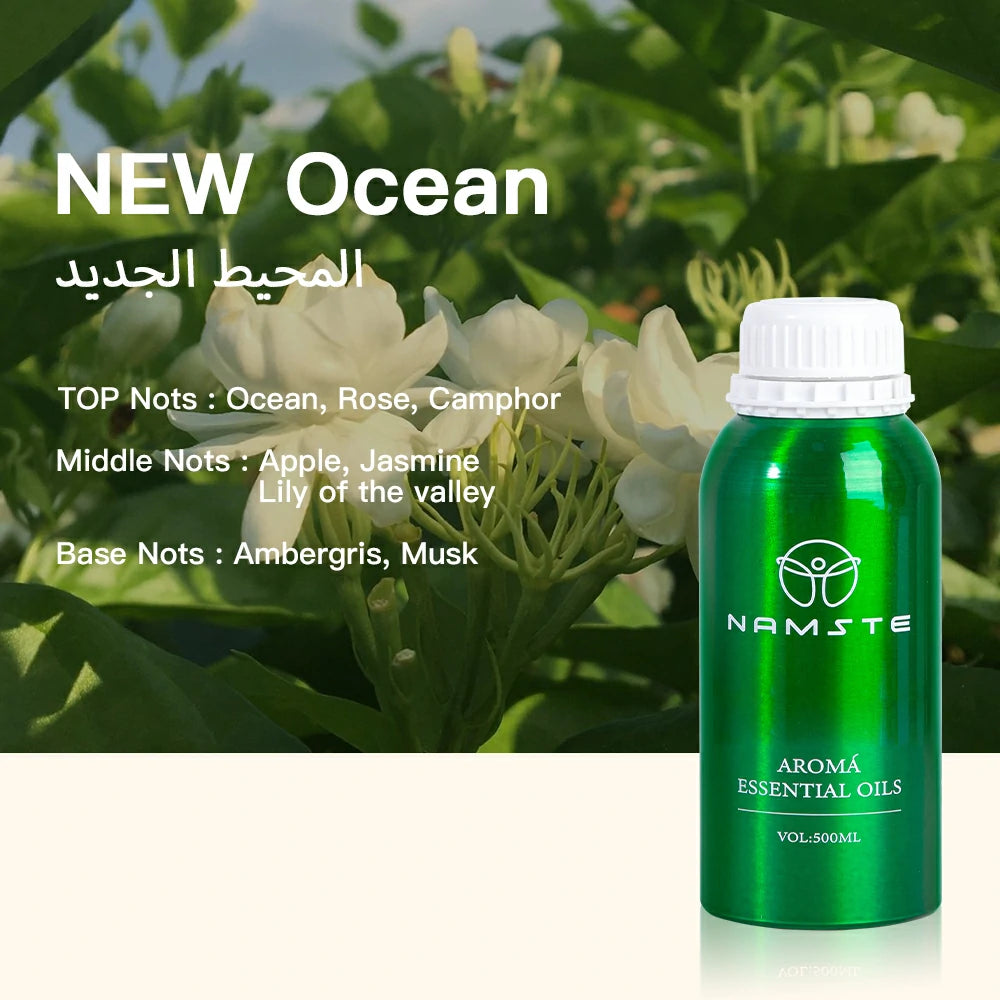 Namste Floral & Fruity 500ml Essential Oils - Fresh Floral & Sweet Fruit Scents for Home & Office