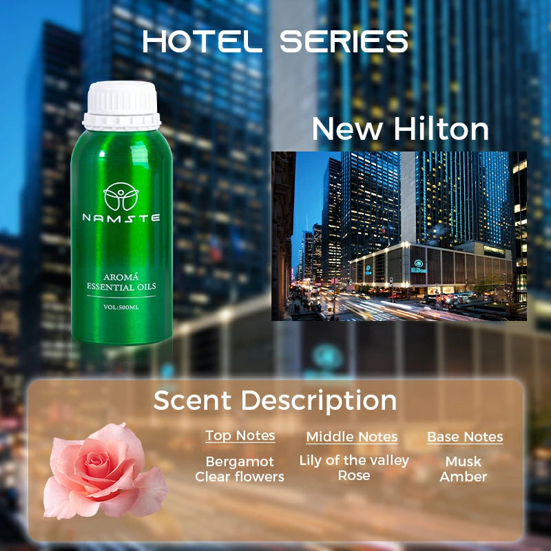 Namste Hotel Series Essential Oils 500ml - Premium Scents for Hotels, Spas & Luxury Spaces