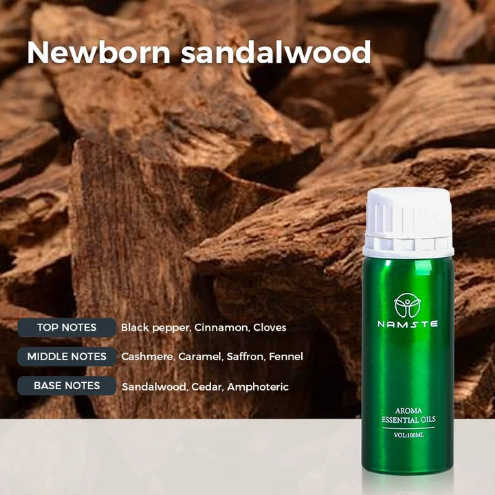 Namste Wooden Scent Series 100ml Essential Oil - Rich, Calming Wood Aromas for Diffusers