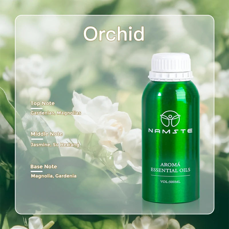 Namste Floral & Fruity Collection Series 500ml Essential Oil - Uplifting Floral & Refreshing Fruit Scents for Home and Office