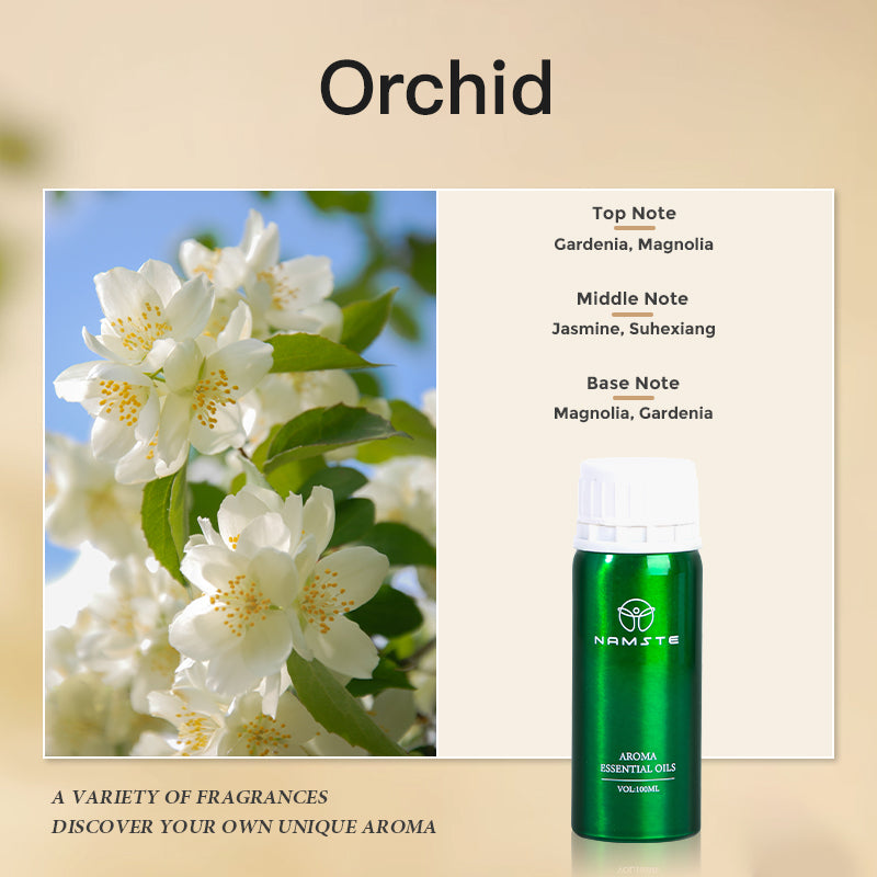 Namste Floral & Fruity Collection Series 100ml Essential Oil - Uplifting Floral & Refreshing Fruit Scents for Home and Office