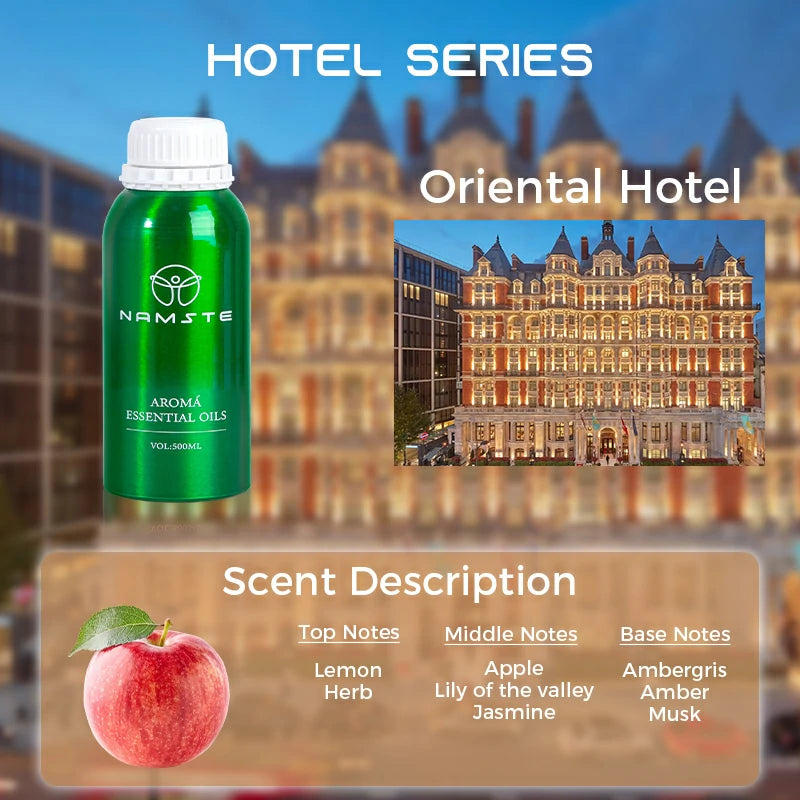 Namste Hotel Series Essential Oils 500ml - Premium Scents for Hotels, Spas & Luxury Spaces