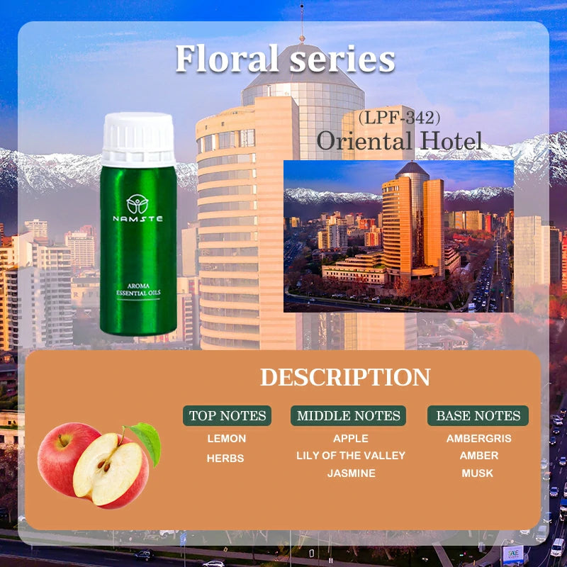 Namste Hotel Series Essential Oils 100ml - Premium Scents for Hotels, Spas & Luxury Spaces