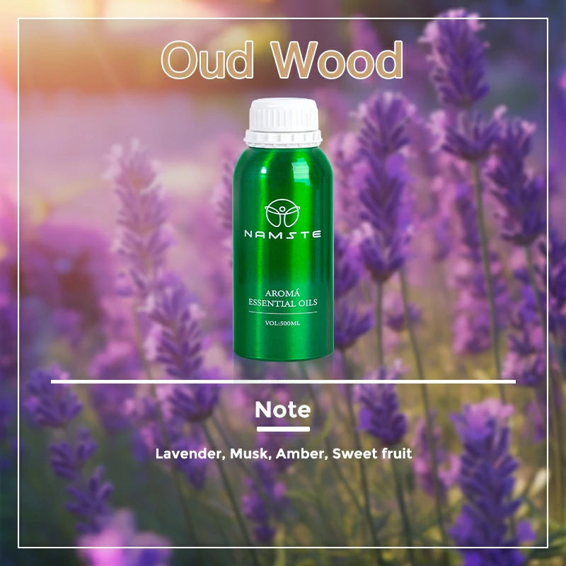 Namste Wooden Scent Series 500ml Essential Oil - Rich, Calming Wood Aromas for Diffusers