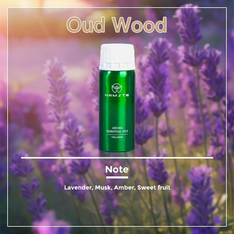 Namste Wooden Scent Series 100ml Essential Oil - Rich, Calming Wood Aromas for Diffusers