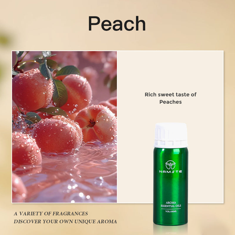 Namste Floral & Fruity Collection Series 100ml Essential Oil - Uplifting Floral & Refreshing Fruit Scents for Home and Office