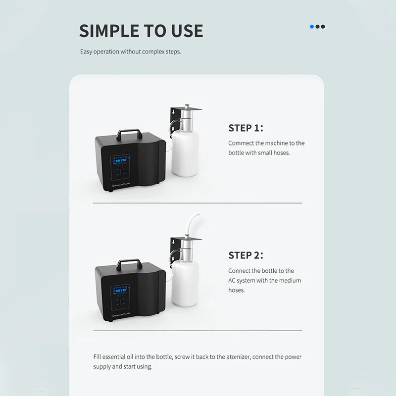 Namste Portable Aroma Diffuser – Digital Display & Smart Control