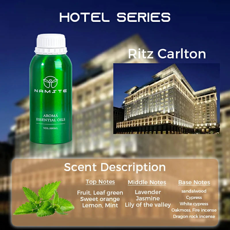 Namste Hotel Series Essential Oils 500ml - Premium Scents for Hotels, Spas & Luxury Spaces