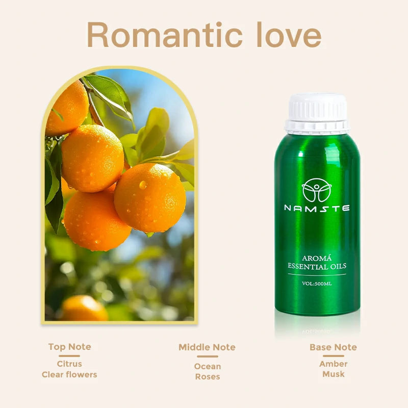 Namste Hotel Series Essential Oils 500ml - Premium Scents for Hotels, Spas & Luxury Spaces
