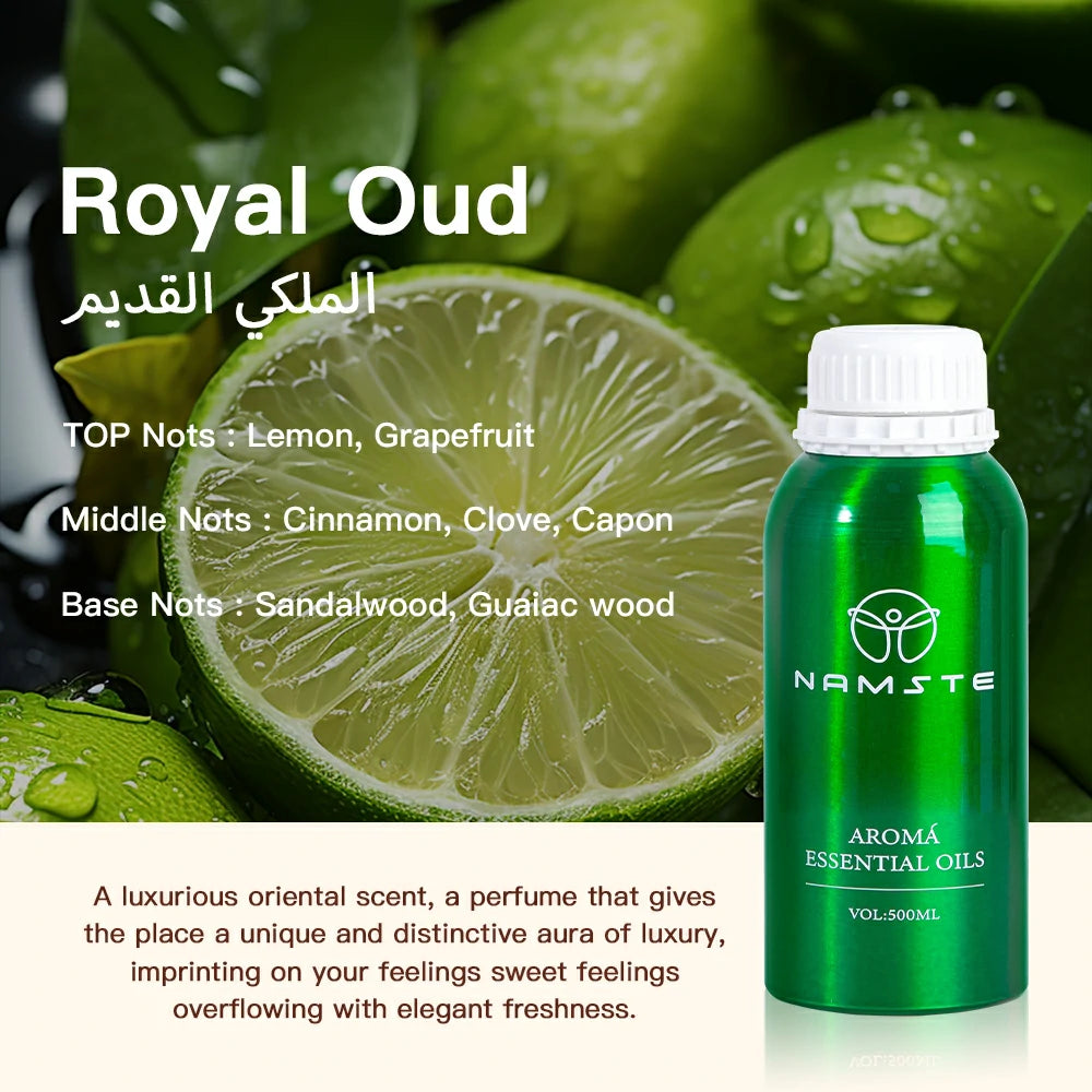 Namste Floral & Fruity 500ml Essential Oils - Fresh Floral & Sweet Fruit Scents for Home & Office